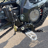 Surron Ultra Bee and the EVRaceworks footbrake bracket 