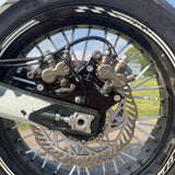Surron Ultra Bee with the EVRaceworks dual caliper bracket
