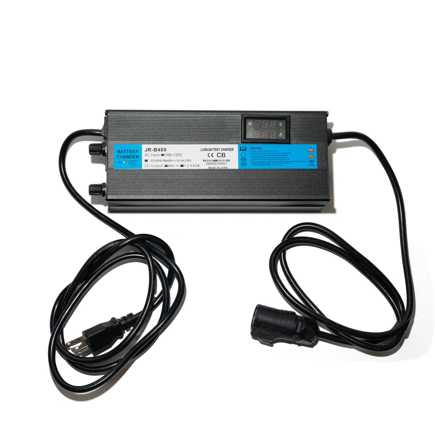 5A Variable Charger for 72V LiIon Batteries EVRACEWORKS